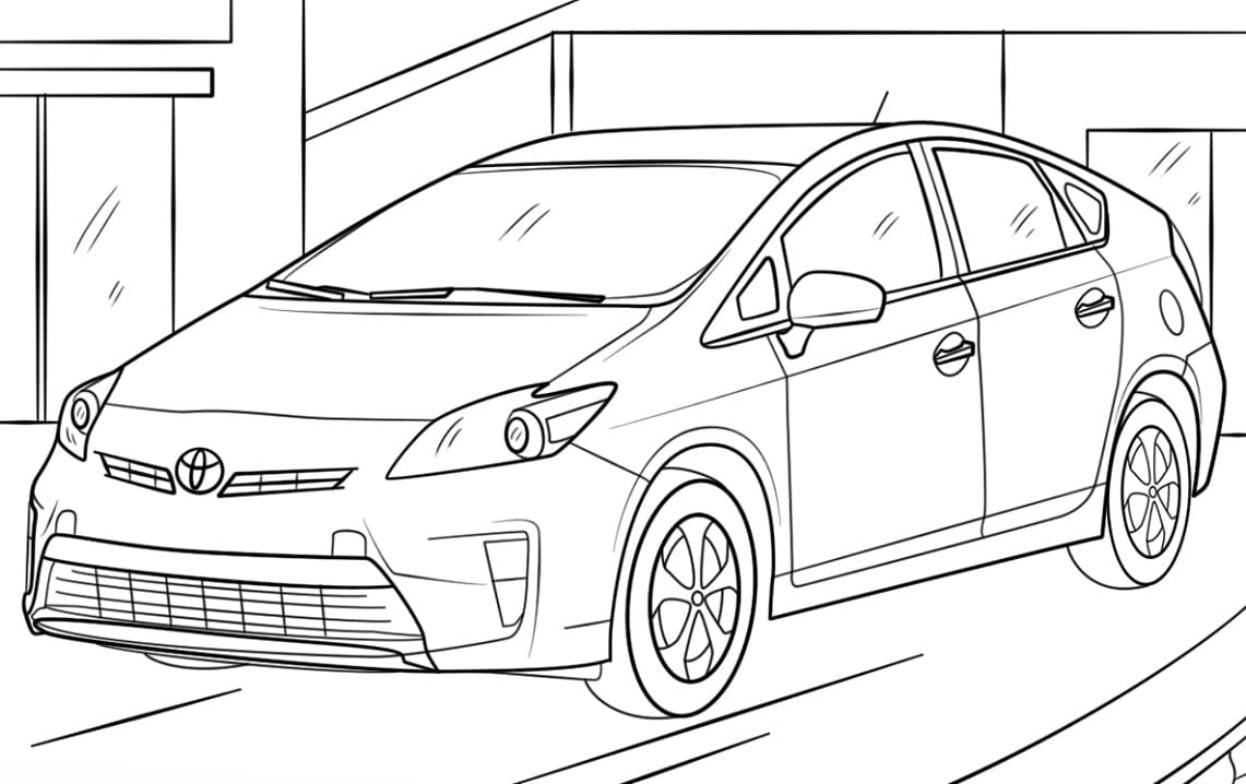 Toyota Prius Värityskuva