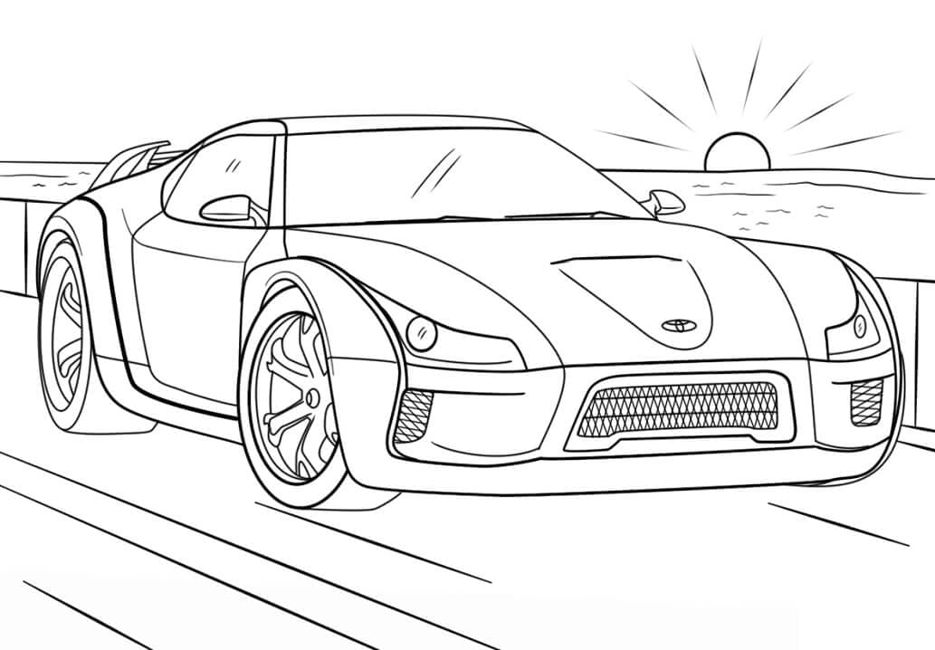 Toyota Supra Värityskuva