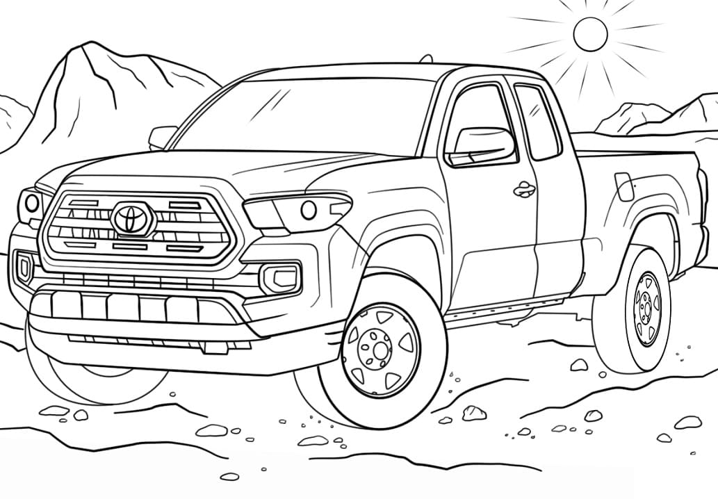 Toyota Tacoma Värityskuva