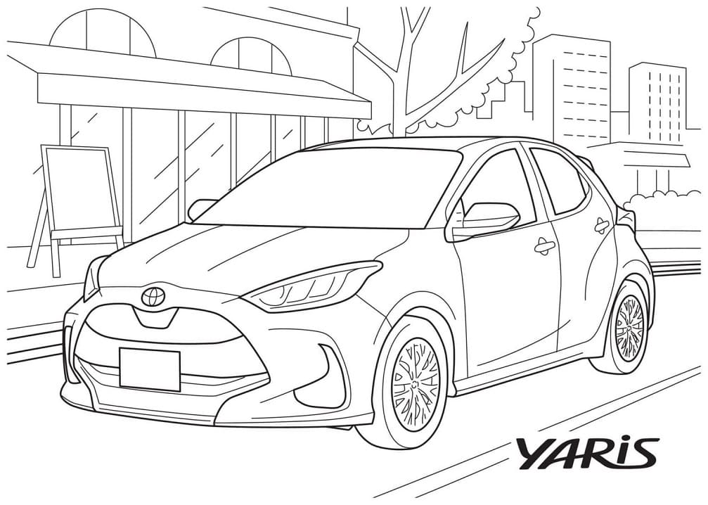 Toyota Yaris Värityskuva