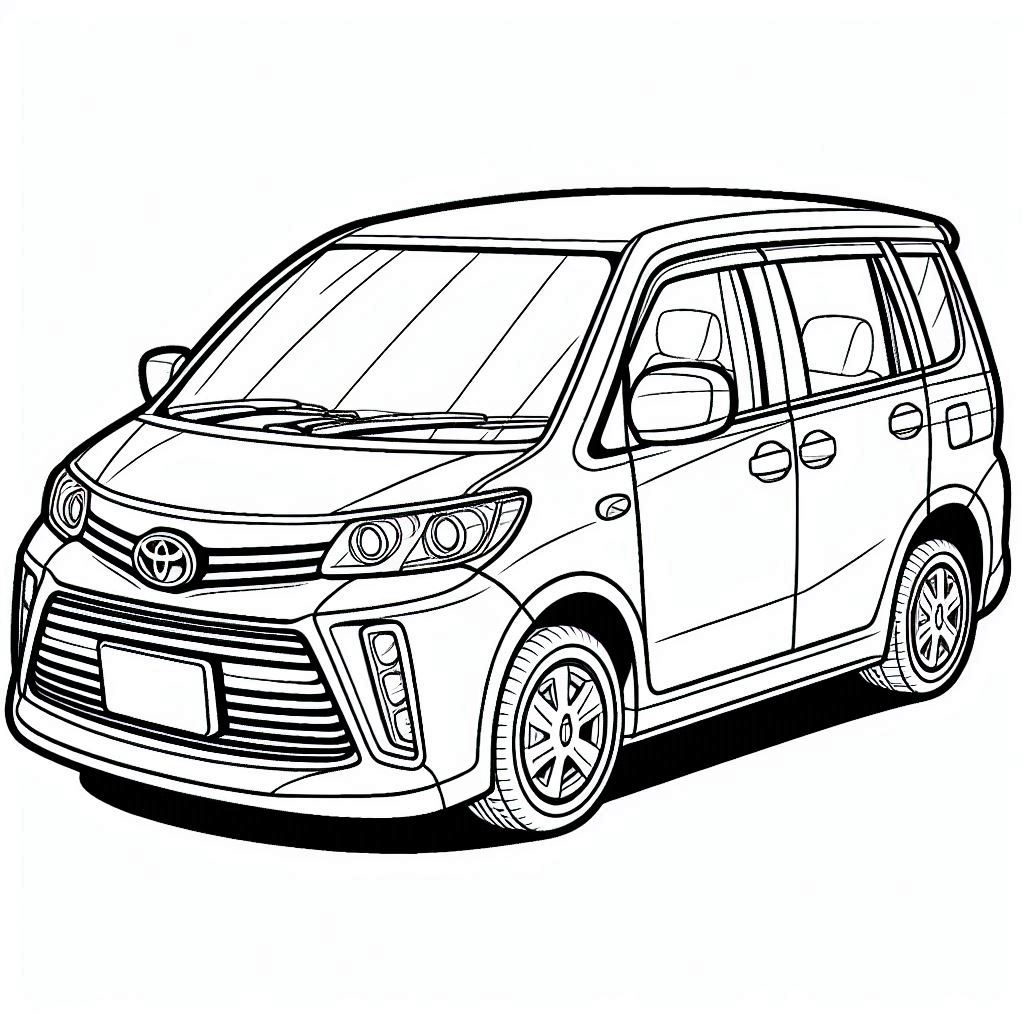 Toyota für Kinder Värityskuva