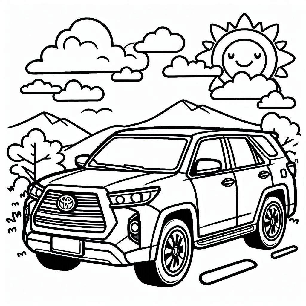 Toyota läuft Värityskuva