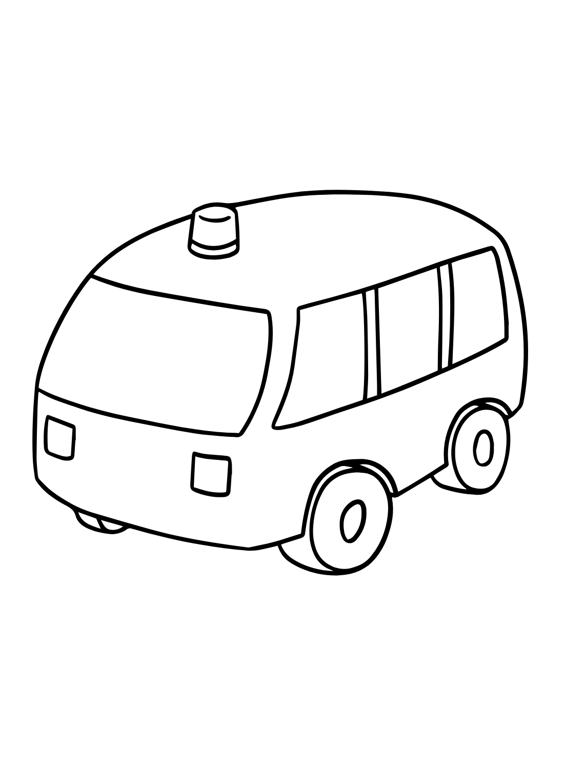 Ambulanssi lapsille ilmainen Värityskuva