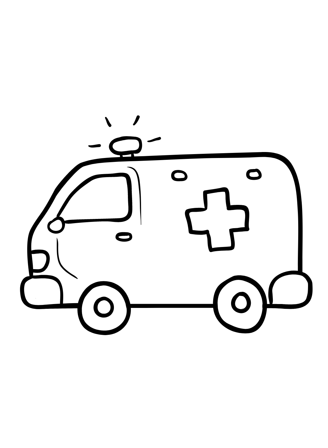 Ambulanssi Värityskuvat