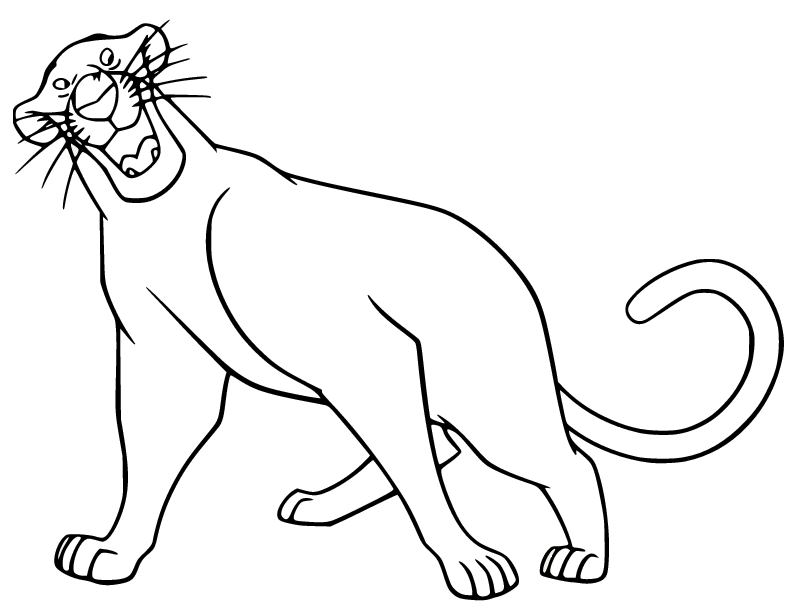 Bagheera Värityskuva