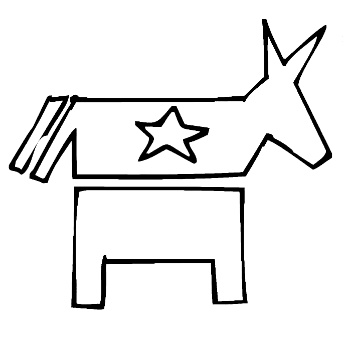Demokraatti Aasi Vapaa Värityskuva