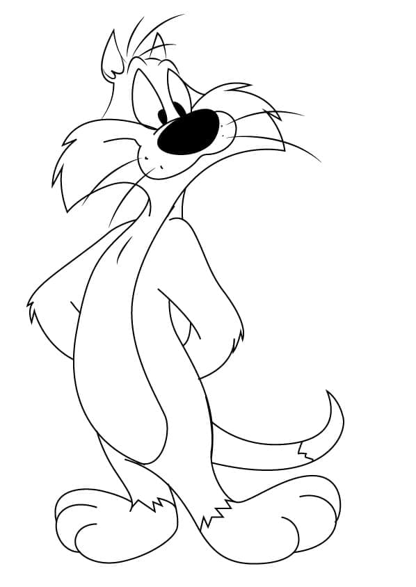 Looney Tunes Sylvester Värityskuva