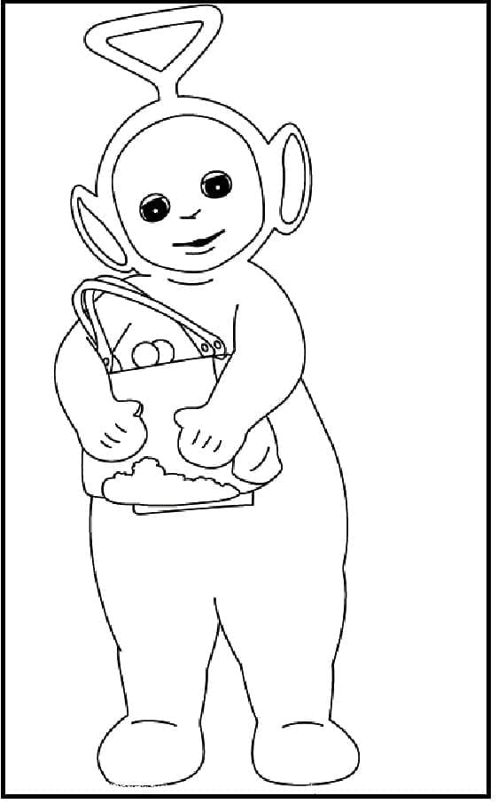 Söpö Tinky Winky Värityskuva
