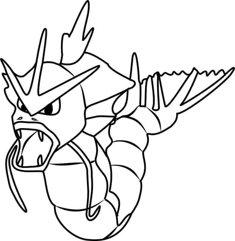 Gyarados kuva Värityskuva