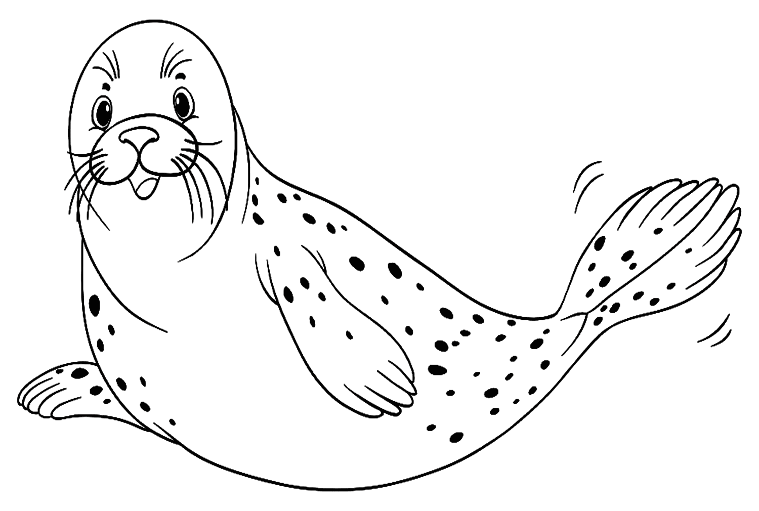 Leopardihylje Värityskuva