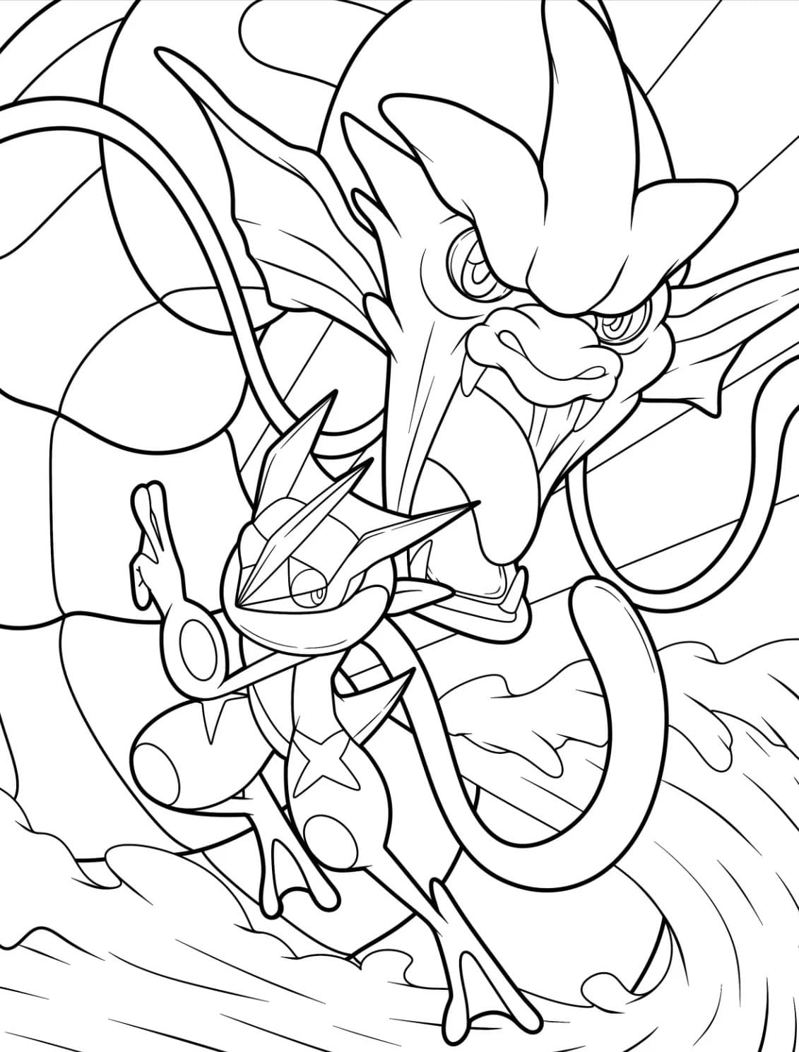 Mega Gyarados Värityskuva
