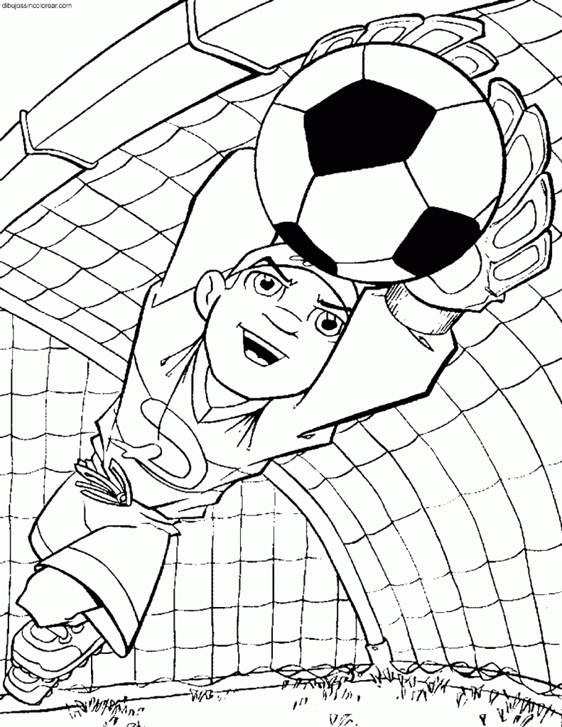 Coloriage Gardien de But à imprimer