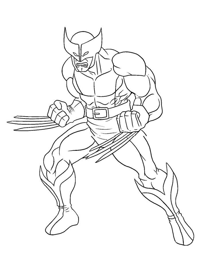 Coloriage Wolverine