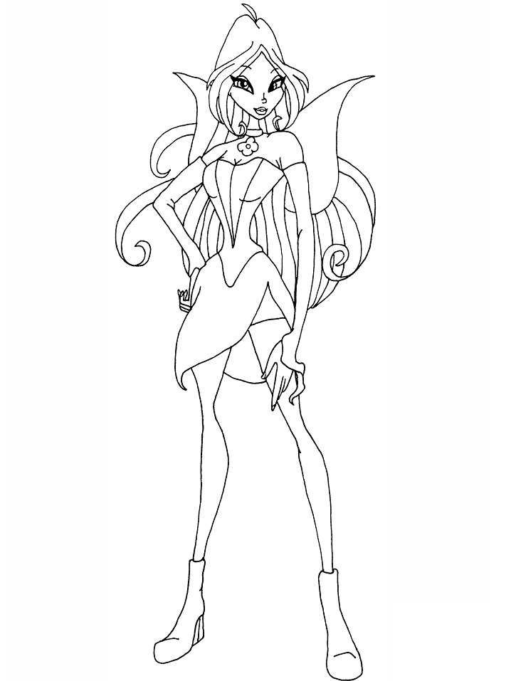 Coloriage Winx Club à imprimer