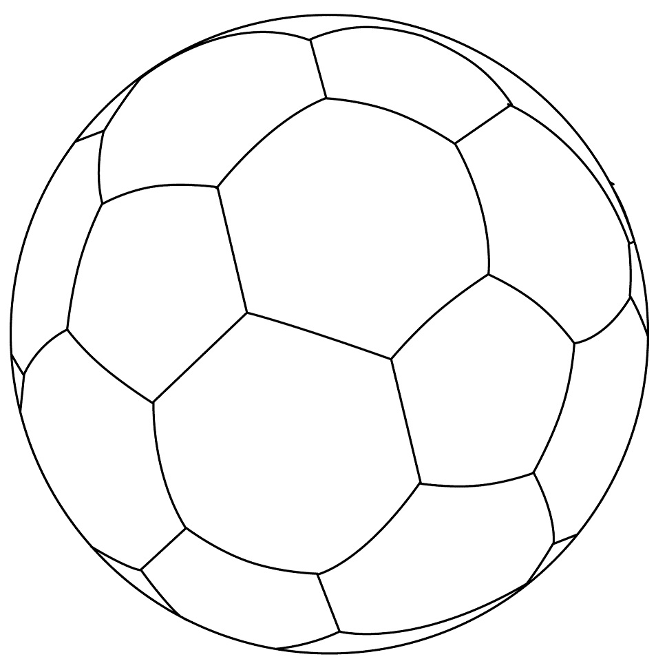 Coloriage Ballon de Football