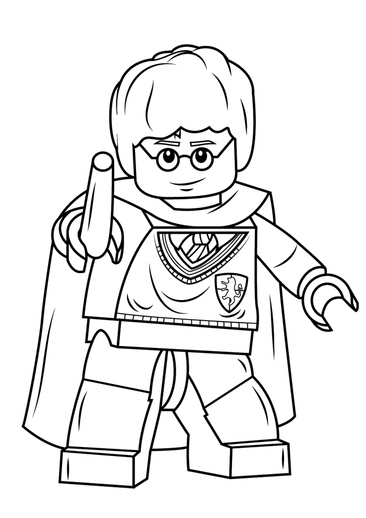 Coloriage Lego Harry Potter à imprimer