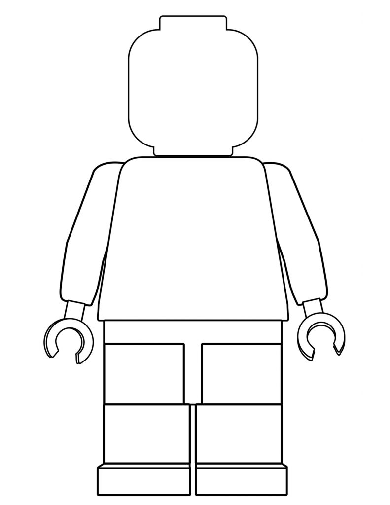 Coloriage Un Lego Normal à imprimer