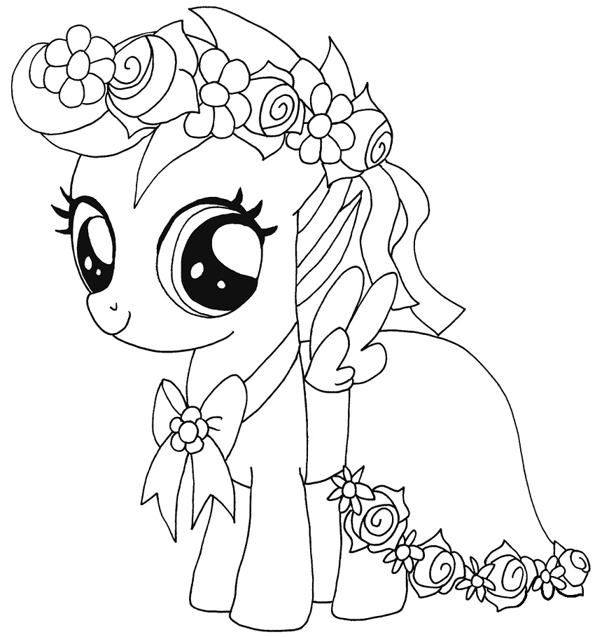 Coloriage Scootaloo à imprimer