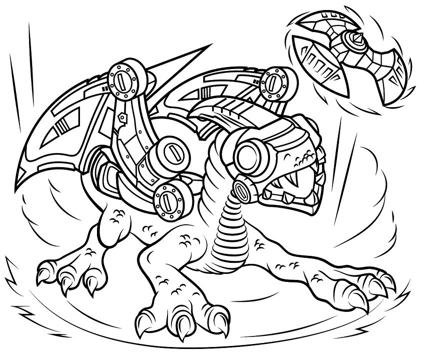 Coloriage Skylanders Drobot