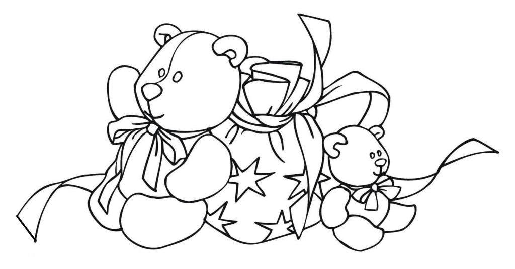 Coloriage Nounours à imprimer