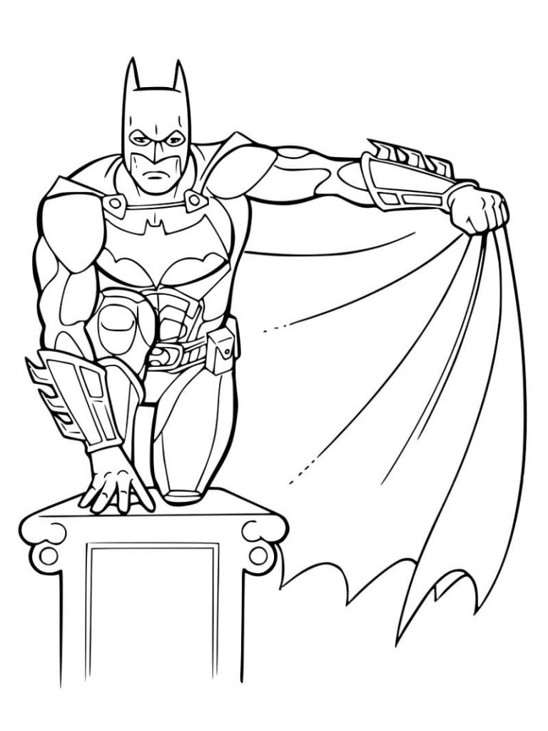 Coloriage batman génial 4 à imprimer