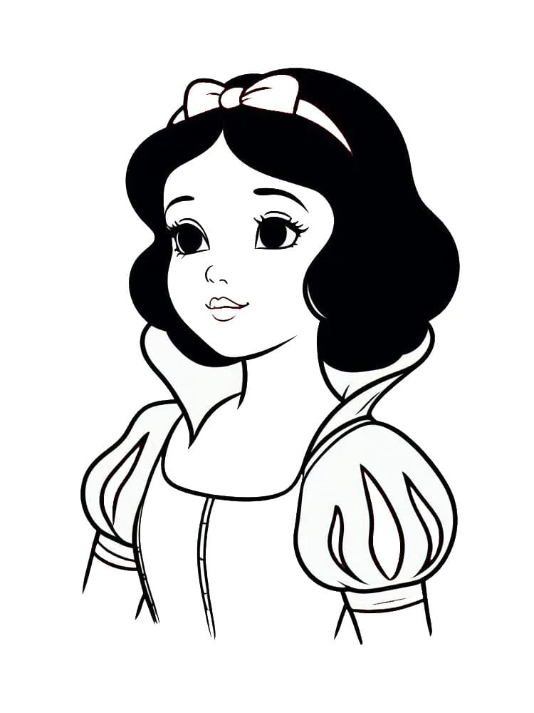 Coloriage Blanche Neige 4 à imprimer