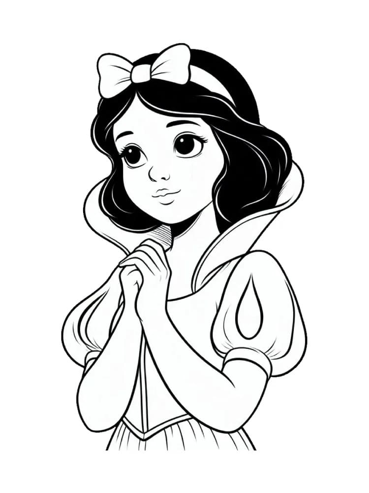 Coloriage Blanche Neige 6 à imprimer