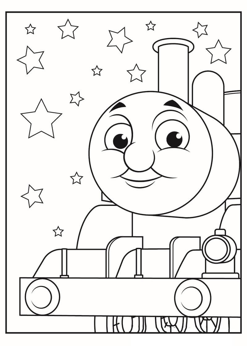 Coloriages Thomas Train à Imprimer