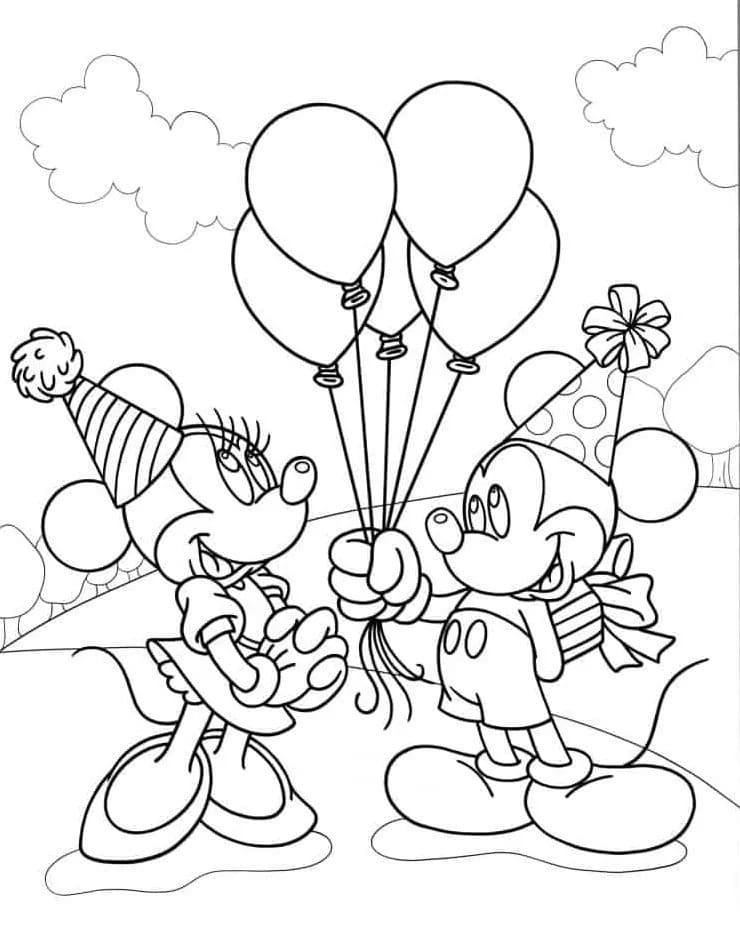 Coloriage Dessin Mickey Mouse 2