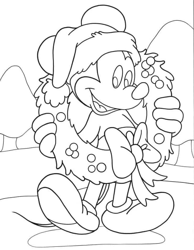 Coloriage Dessin Mickey Mouse 4