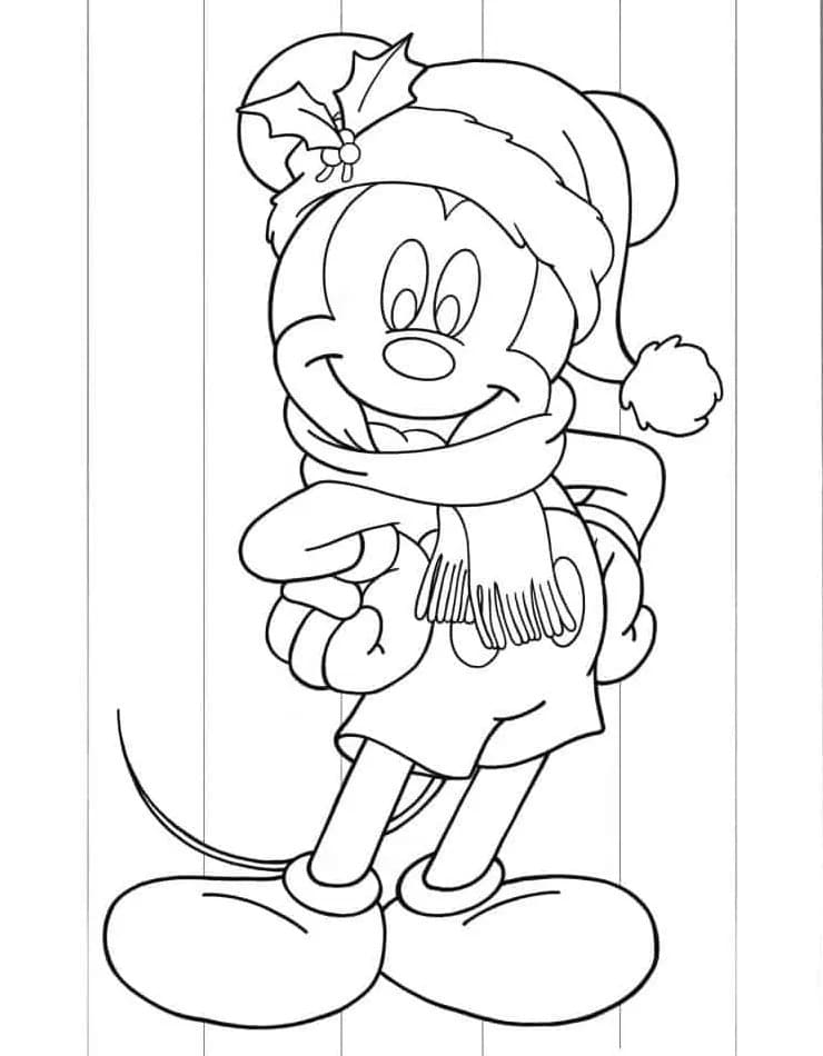 Coloriage Dessin Mickey Mouse 6