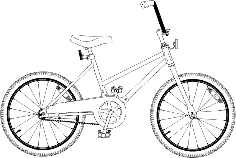 Coloriage Dessin Vélo