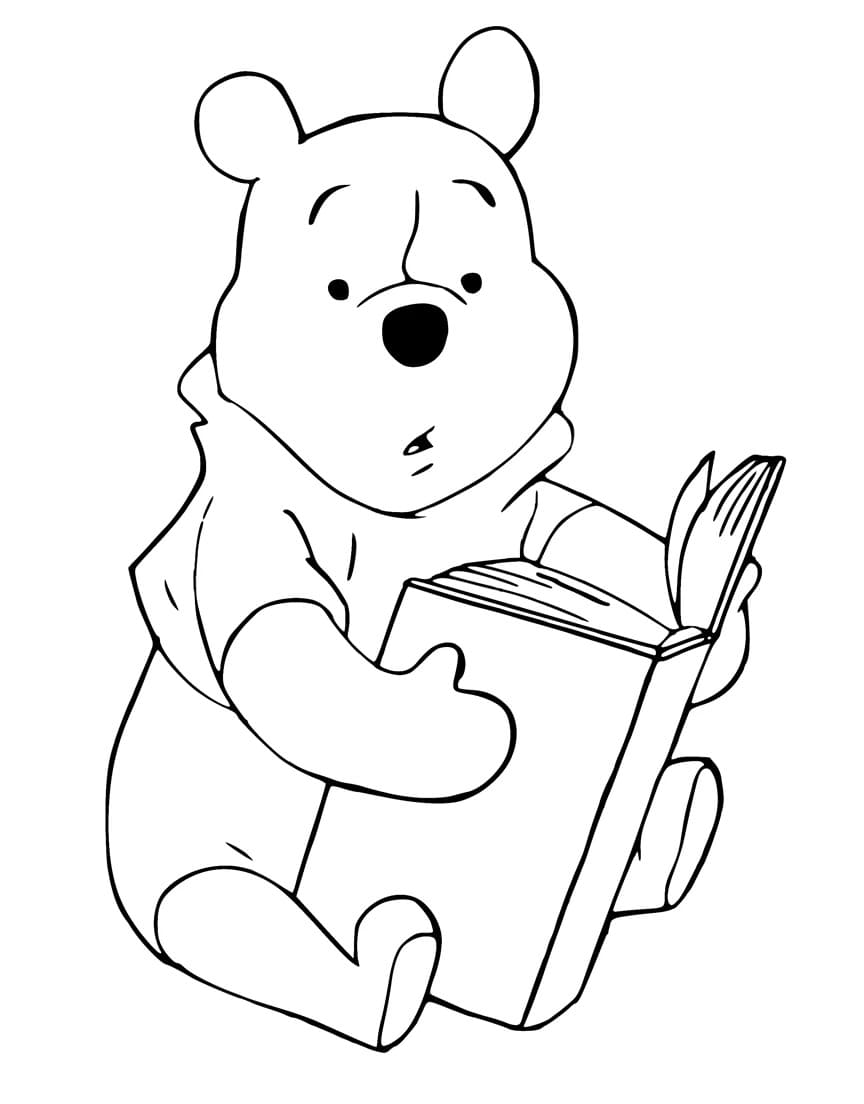 Coloriage Dessin Winnie l’Ourson 4