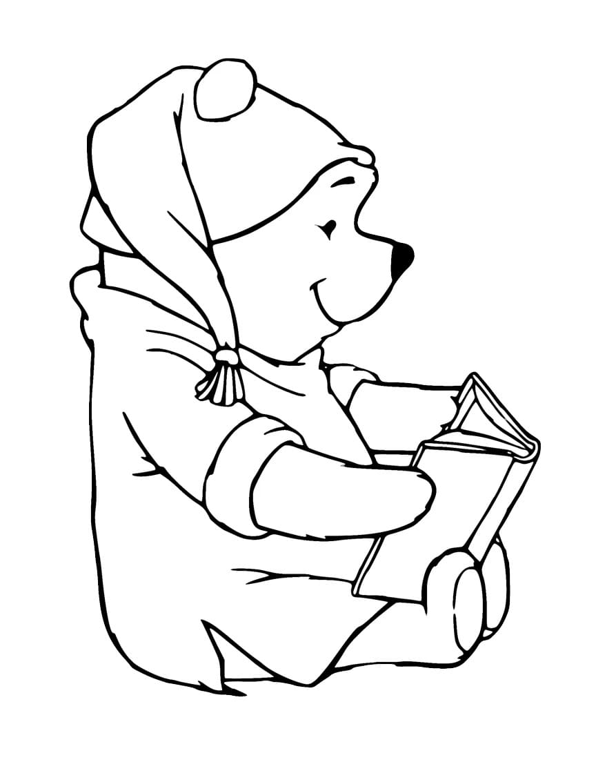 Coloriage Dessin Winnie l’Ourson 5