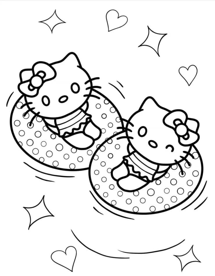 Coloriage Dessiner Hello Kitty 5