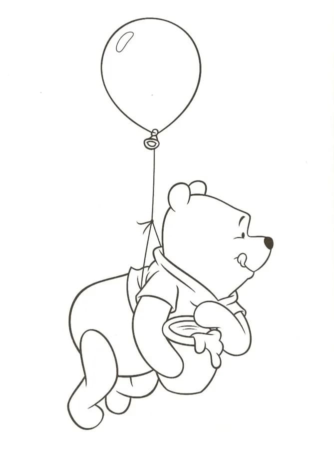 Coloriage Dessiner Winnie l'ourson facilement