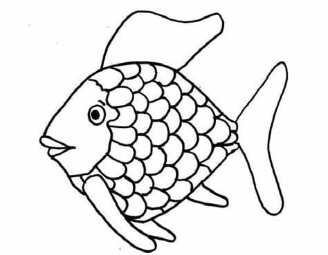 Coloriage Imprimer l'image du poisson