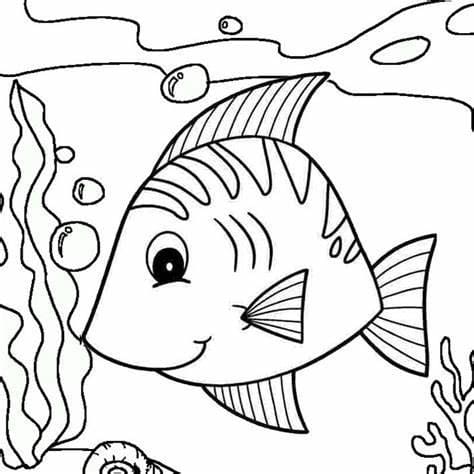 Coloriage Joli poisson à imprimer