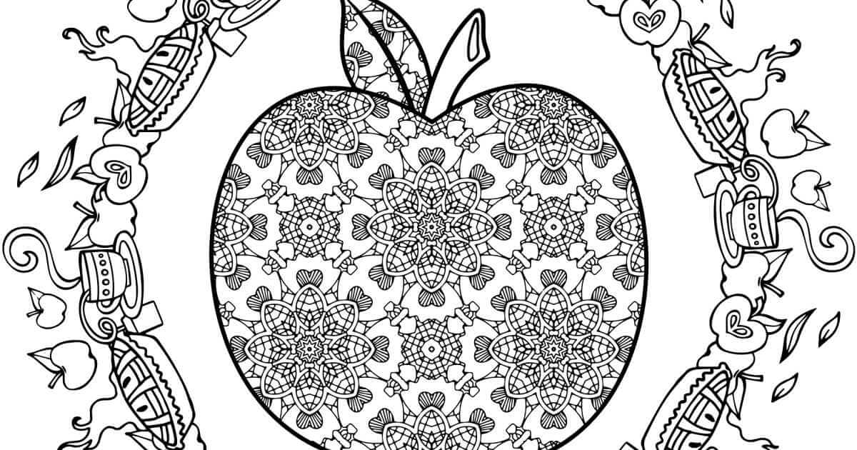 Coloriage Beauty Apples à imprimer