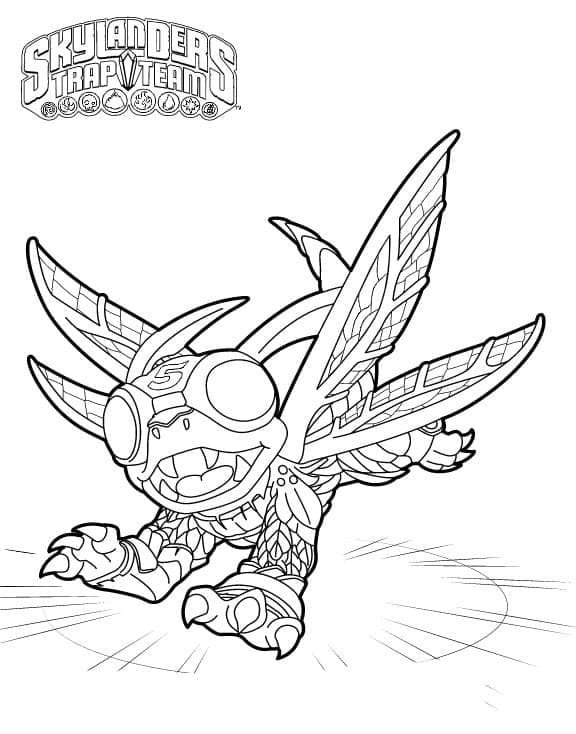 Coloriage Skylanders High Five