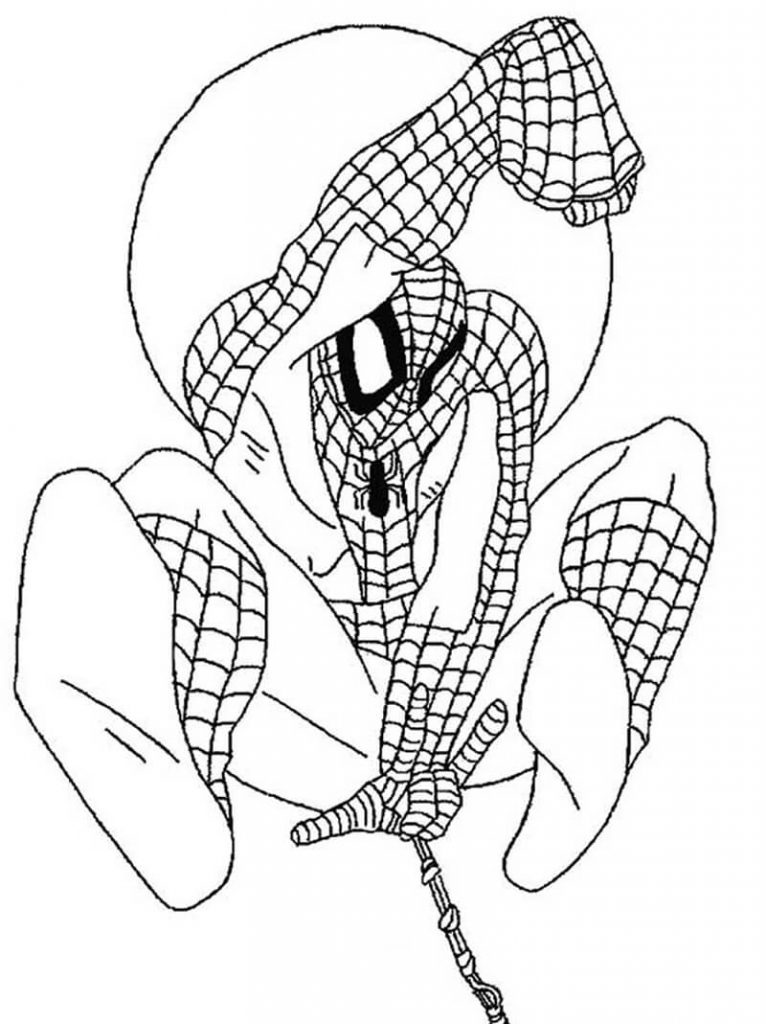 Coloriage spiderman 4 à imprimer