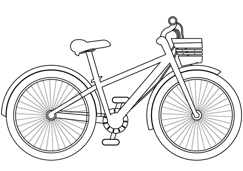 Coloriage Vélo incroyable