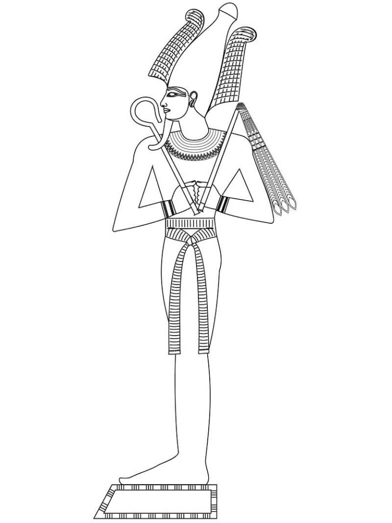 Coloriage Osiris à imprimer