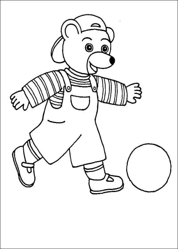 Coloriage Les aventures de Petit Ours Brun 20