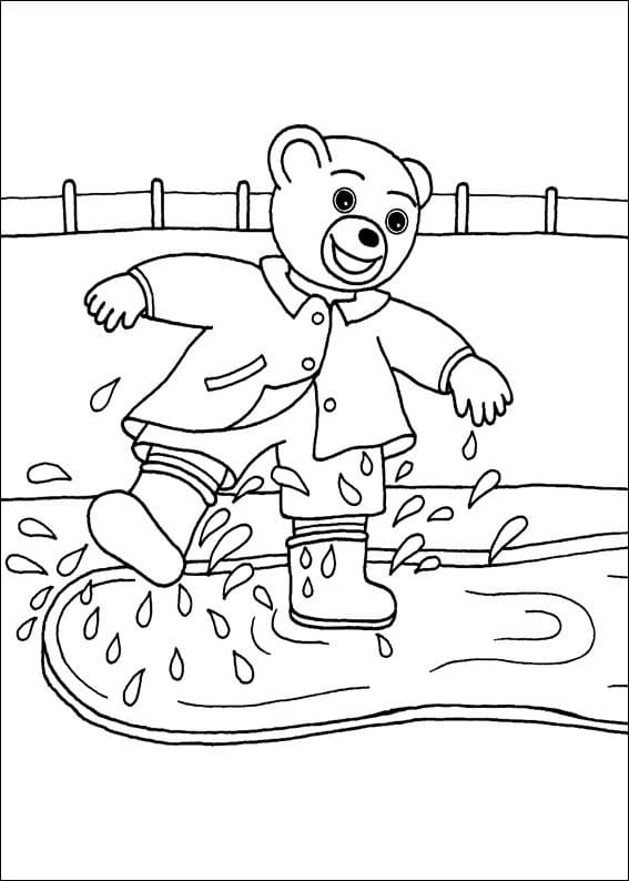 Coloriage Les aventures de Petit Ours Brun 21