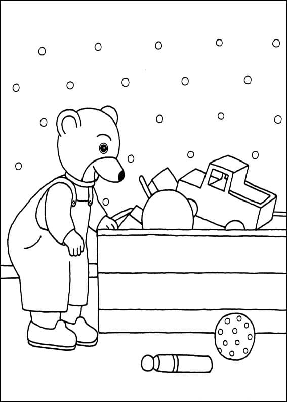 Coloriage Les aventures de Petit Ours Brun 22