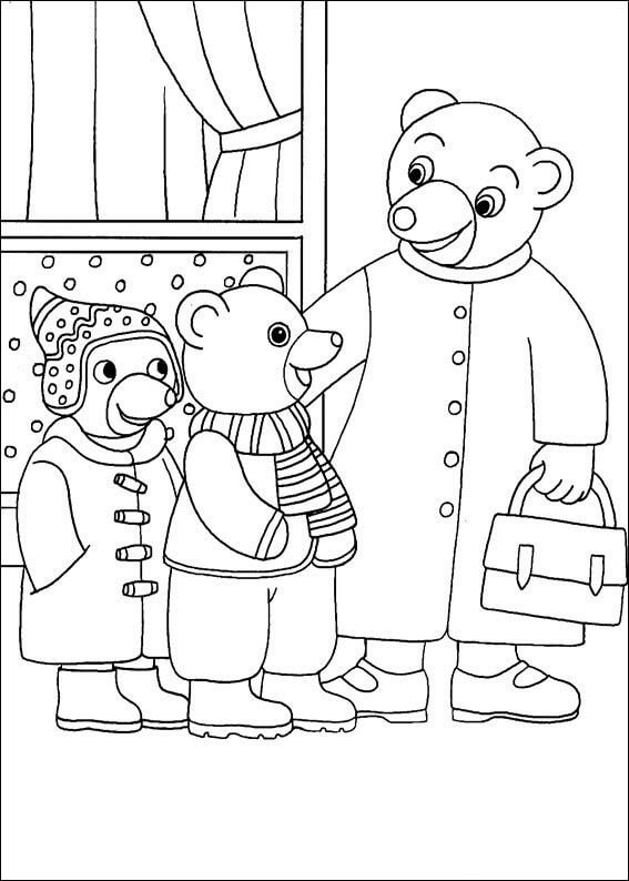 Coloriage Petit Ours Brun 1