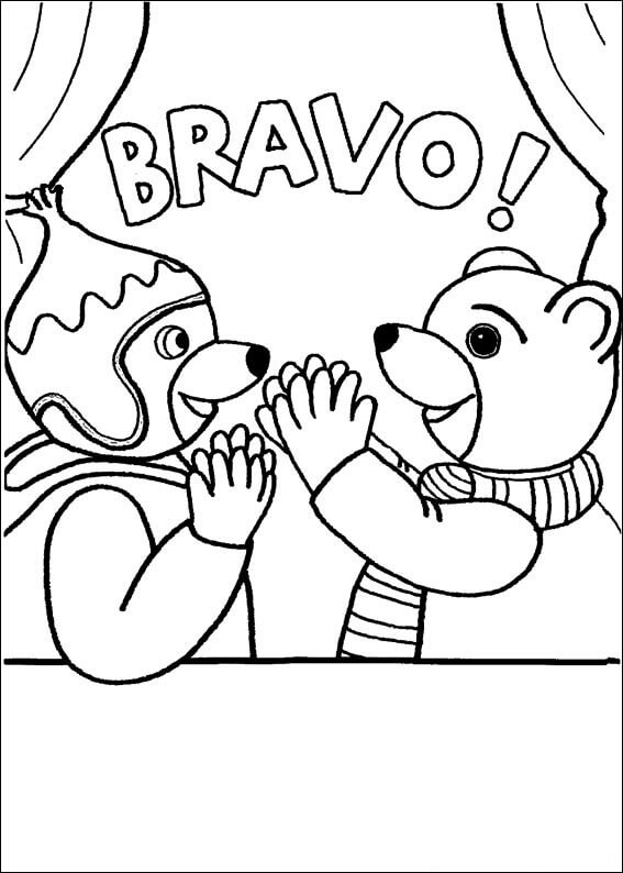 Coloriage Petit Ours Brun 13