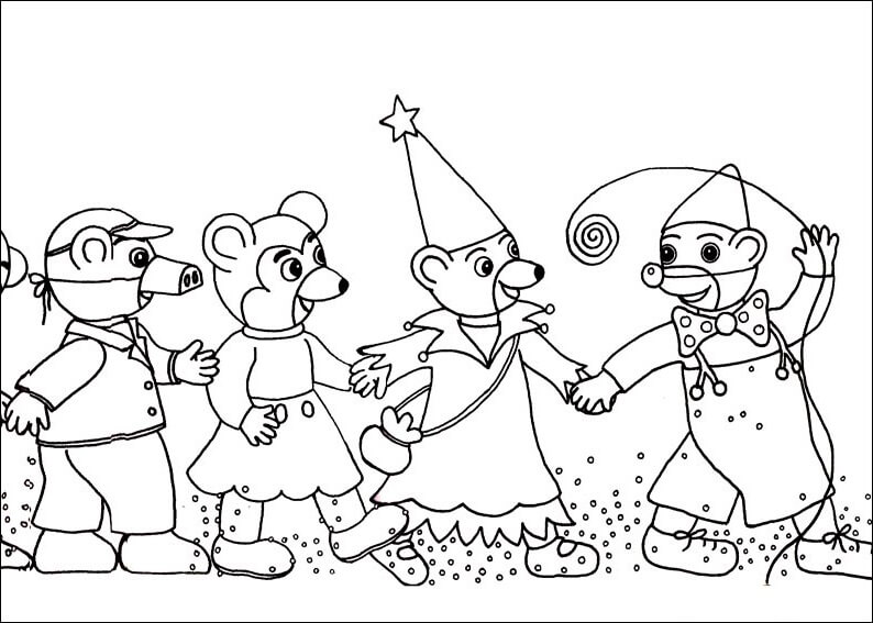 Coloriage Petit Ours Brun 14