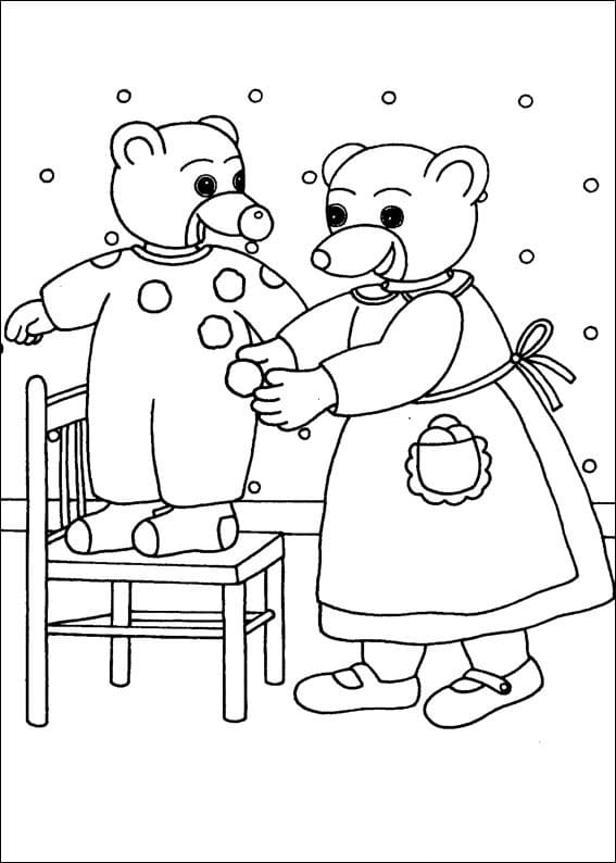 Coloriage Petit Ours Brun 15